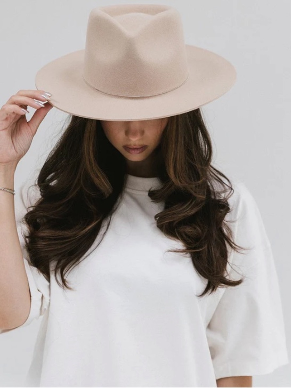Gigi Pip Zephyr Rancher Hat in Cream
